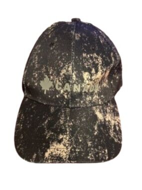 Canada Bleach‑Wash Baseball Cap